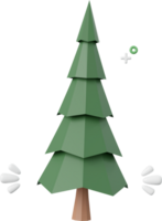 Natal árvore, Natal tema elementos 3d ilustração png