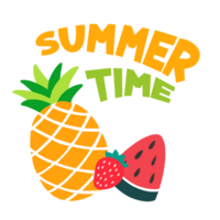 summer time stickers png