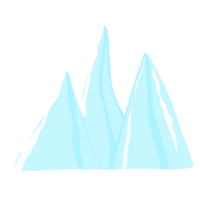 branco iceberg e azul céu png