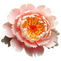 AI Generated 3D Peony png