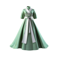 ai generiert 3d Hanbok png