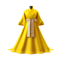 ai generato 3d hanbok png