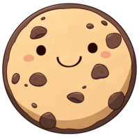 ai genererad choco chip kaka png