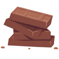 ai generado chocolate bar png