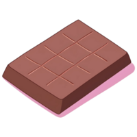 AI Generated Chocolate Bar png