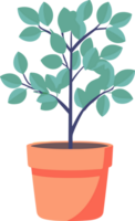 Minimalistic Style Potted Houseplant. ai generated. png