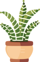 Minimalistic Style Potted Houseplant. ai generated. png