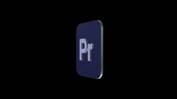 darüber hinaus Logos, Bewegung Grafik Animation zum Marke, geloopt Adobe Premiere Profi mit transparent Hintergrund video