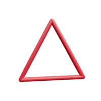 triangolo 3d elemento png