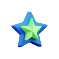 Estrela 3d elemento png