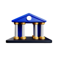 Bank Speichern Geld 3d Symbol png