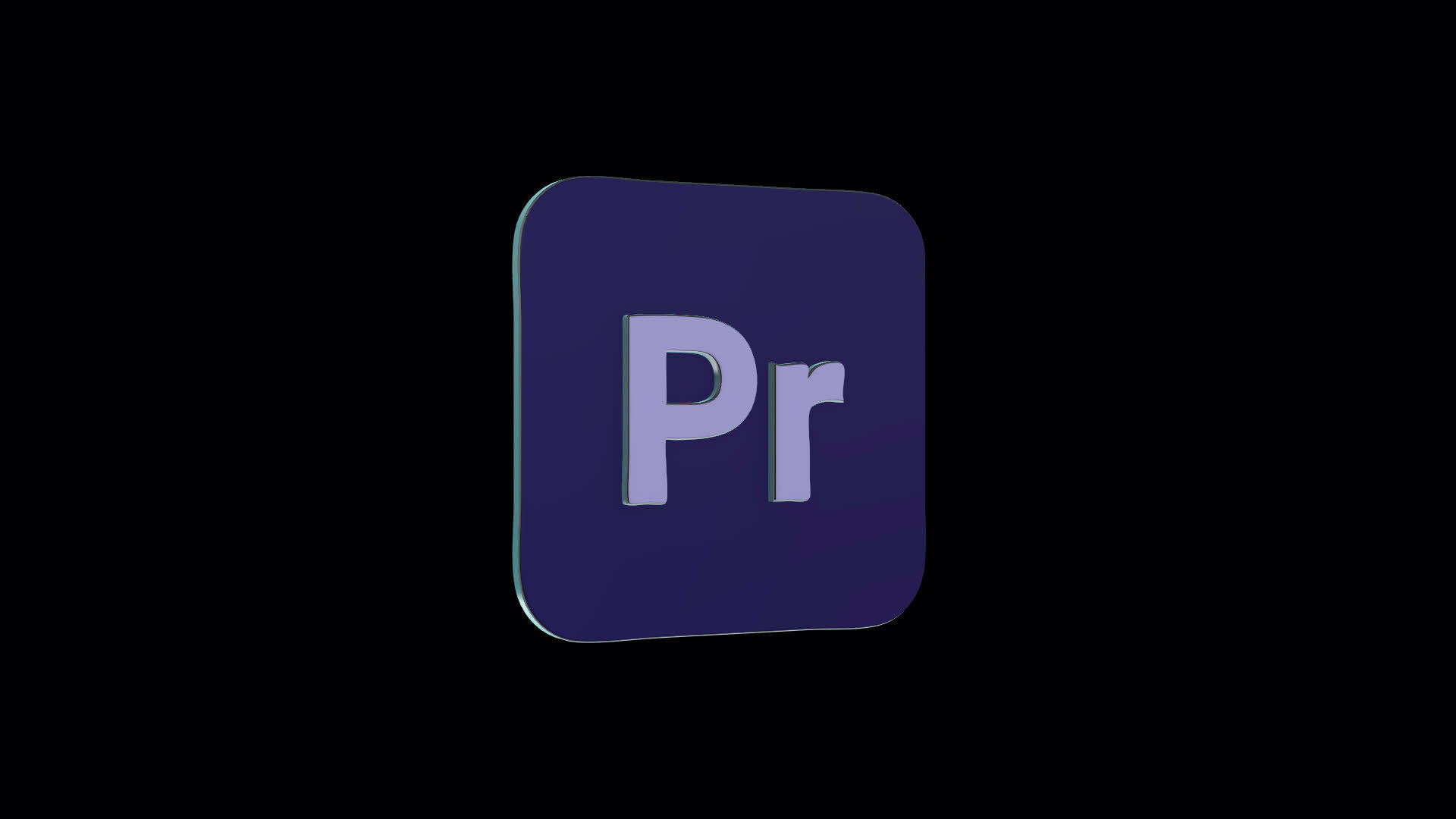 Adobe Premiere Pro Icon in Loop Video, Igniting Engagement, Motion