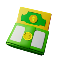 money 3d element icon png