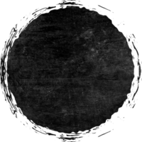 Transparent distressed grunge circle stamp png