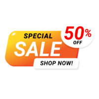 Special sale stickers and tags- Shop now png