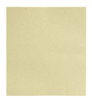 Blank recycle paper  isolated with clipping path for mockup png