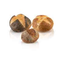 baked bread, cereals cut out isolated transparent background png