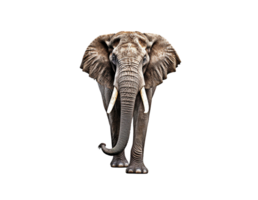 elefante aislado en transparente fondo, creado con generativo ai png