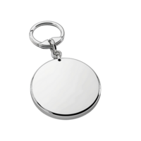 Blank keychain isolated on transparent background, created with generative AI png