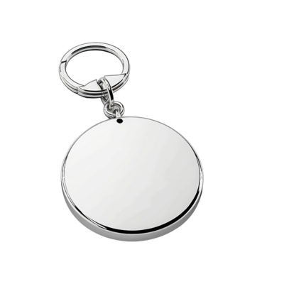 Premium AI Image  The keychain clasp is black on a white background