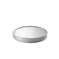 Side view of blank silver coin on transparent background, created with generative AI png