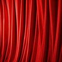 Red curtain backdrop, created with generative AI photo