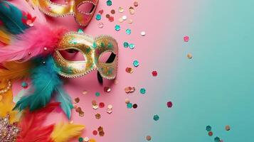 Carnival Background Design Perfect Concept for Banner Design, AI Generative photo