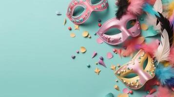 Carnival Background Design Perfect Concept for Banner Design, AI Generative photo