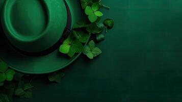 St Patrick's Sale Banner background concept design with perfect ornament and view, photo