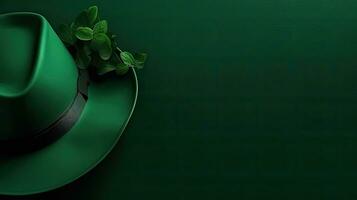 Background of St Patrick's banner concept design, AI Generative photo