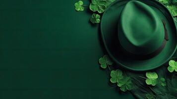 St Patrick's Background Design Perfect Concept for Banner Design, AI Generative photo