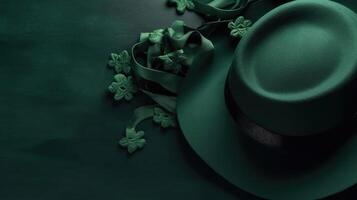 Background banner design for St Patrick's, photo