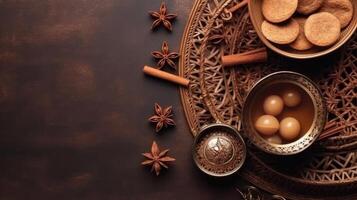 Perfect Concept Design background for Ramadan sale banner, photo