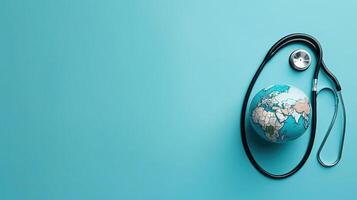 World Health Day Sale Banner background concept design with perfect ornament and view, photo
