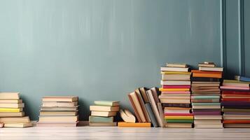 Side View background design of World book day banner, photo