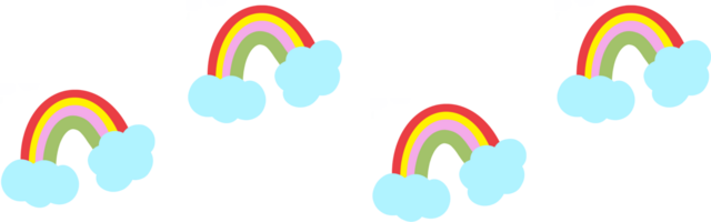 arco Iris clima ícone padronizar Projeto elementos ilustração png