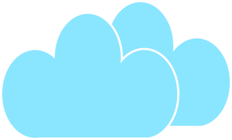 nube tempo metereologico icona illustrazione png