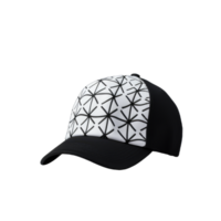 Cap mockup. Isolated on transparent background, realistic cap hat templates. angle view of adult caps mockup, generative ai png