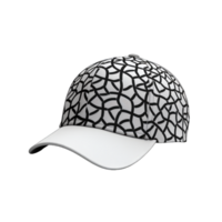 Cap mockup. Isolated on transparent background, realistic cap hat templates. angle view of adult caps mockup, generative ai png