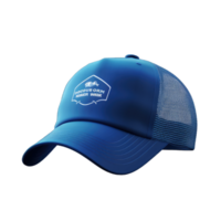 Cap mockup. Isolated on transparent background, realistic cap hat templates. angle view of adult caps mockup, generative ai png