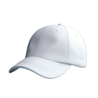 Cap mockup. Isolated on transparent background, realistic cap hat templates. angle view of adult caps mockup, generative ai png