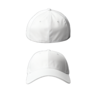 Cap mockup. Isolated on transparent background, realistic cap hat templates. angle view of adult caps mockup, generative ai png