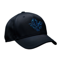 Cap mockup. Isolated on transparent background, realistic cap hat templates. angle view of adult caps mockup, generative ai png