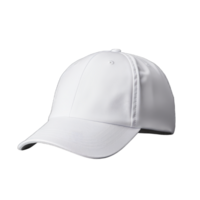 Cap mockup. Isolated on transparent background, realistic cap hat templates. angle view of adult caps mockup, generative ai png