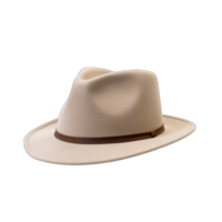 Blank bucket hat mockup, no gravity, 3d rendering, isolated on transparent background, Generative AI png