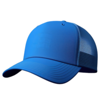 Cap mockup. Isolated on transparent background, realistic cap hat templates. angle view of adult caps mockup, generative ai png