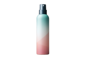 lucht verstuiven deodorant kan. kunstmatig mockup blanco. realistisch 3d cilinder verpakking voor anti-transpirant sproeier of toilet opfrisser, generatief ai png