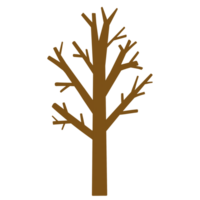 sagoma dell'albero isolata png