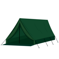 vert tente, camping tente png