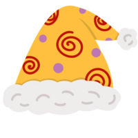 ilustración de Papa Noel sombrero png